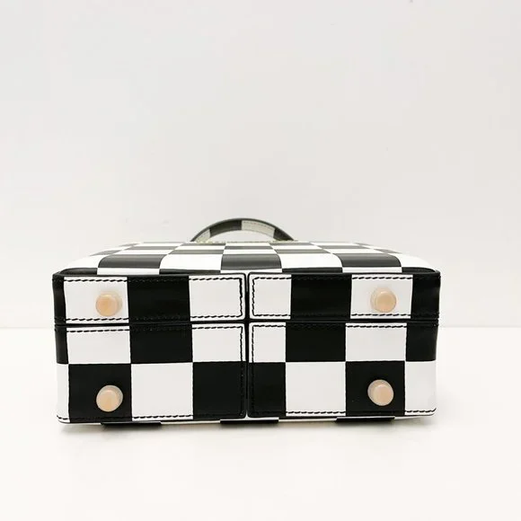 Brandon Blackwood Black and White Checkered Bag - Picture 7 of 16